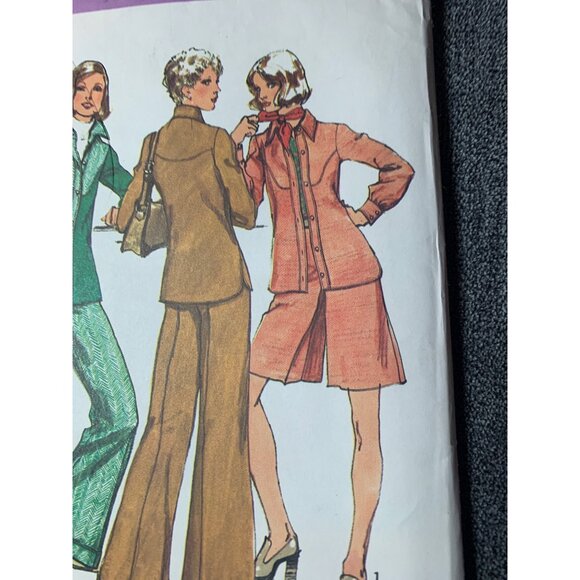 Simplicity Misses Shirt Jacket Short pants Sewing Pattern sz 10 5931 - uncut - Picture 9 of 10